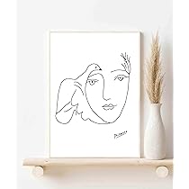 ★☆ピカソ ヘアーネットをつけた女 アートテリー シャーリングプリント★☆ 61mR+Ch4qgL._AC_UL210_SR210,